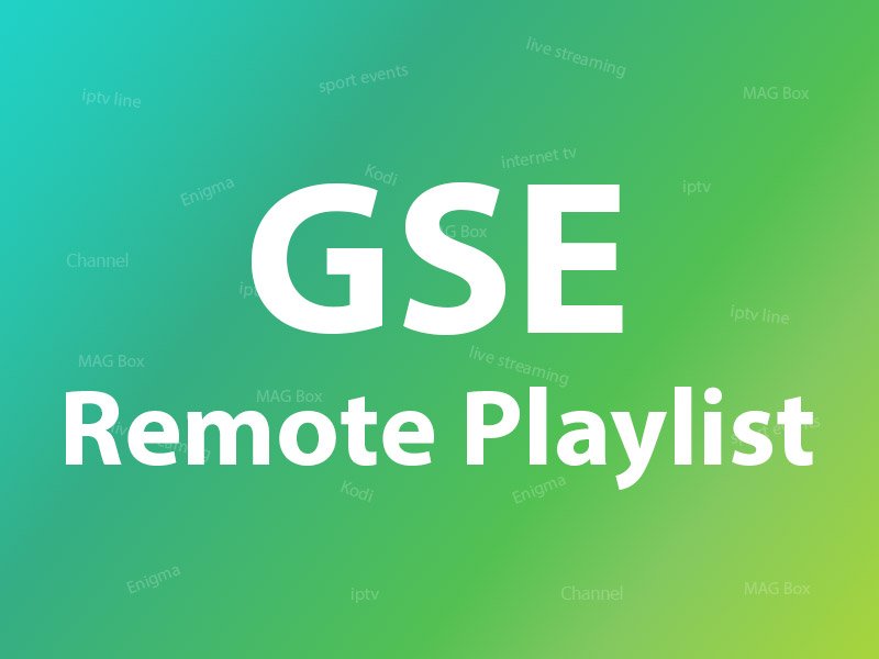 GSE Remote Palylist